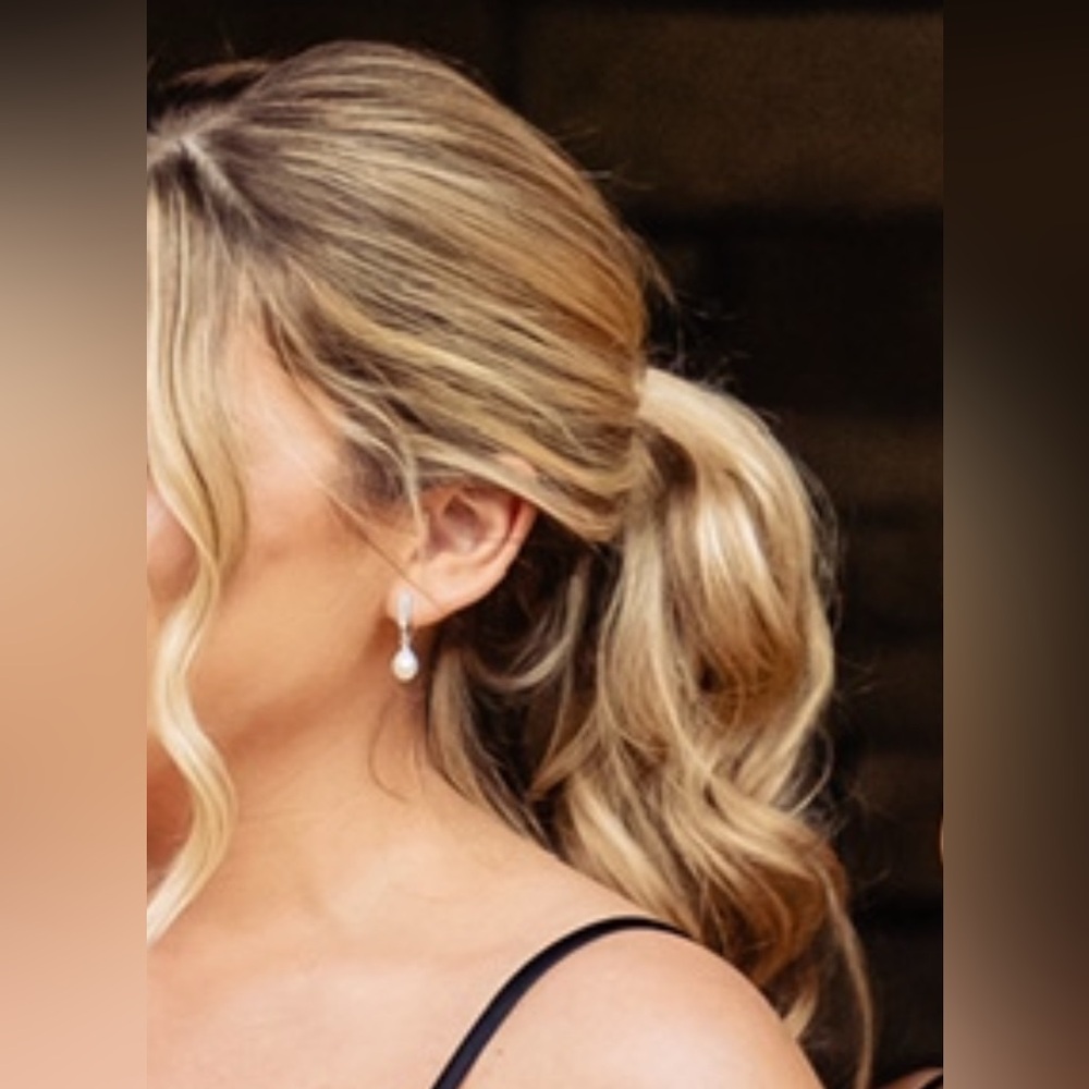 Clip in extensions Natural Human Hair, 18inch 7Pcs Highlight light golden Blonde